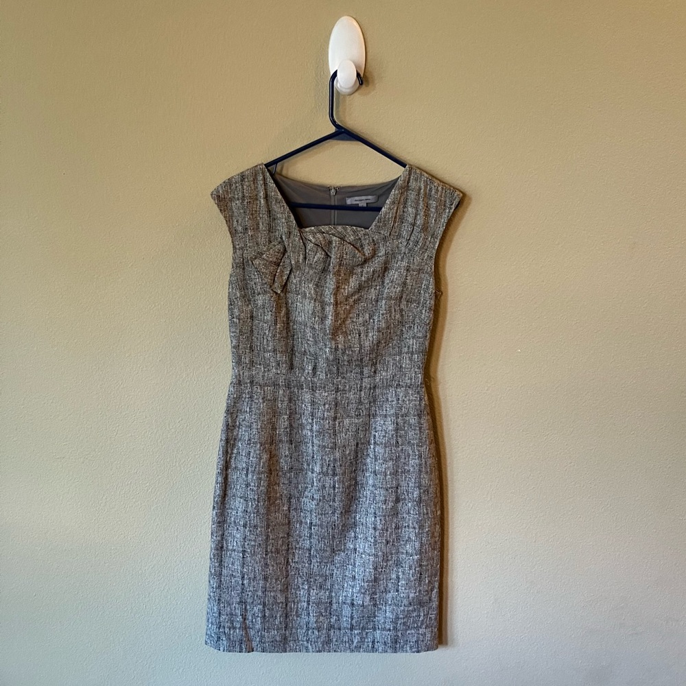 Classiques Entier grey and black dress with asymmetrical neckline
